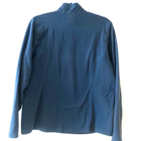 {The North Face} Fleece Quarter Zip Blue XL - Picture 5 of 6